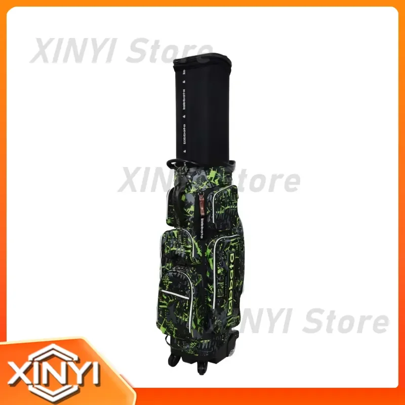 Golf Ball Bag for Golf Aviation Camouflage Telescopic Ball Carrier with 360° Swivel Base Parallel Alignment Draw Club