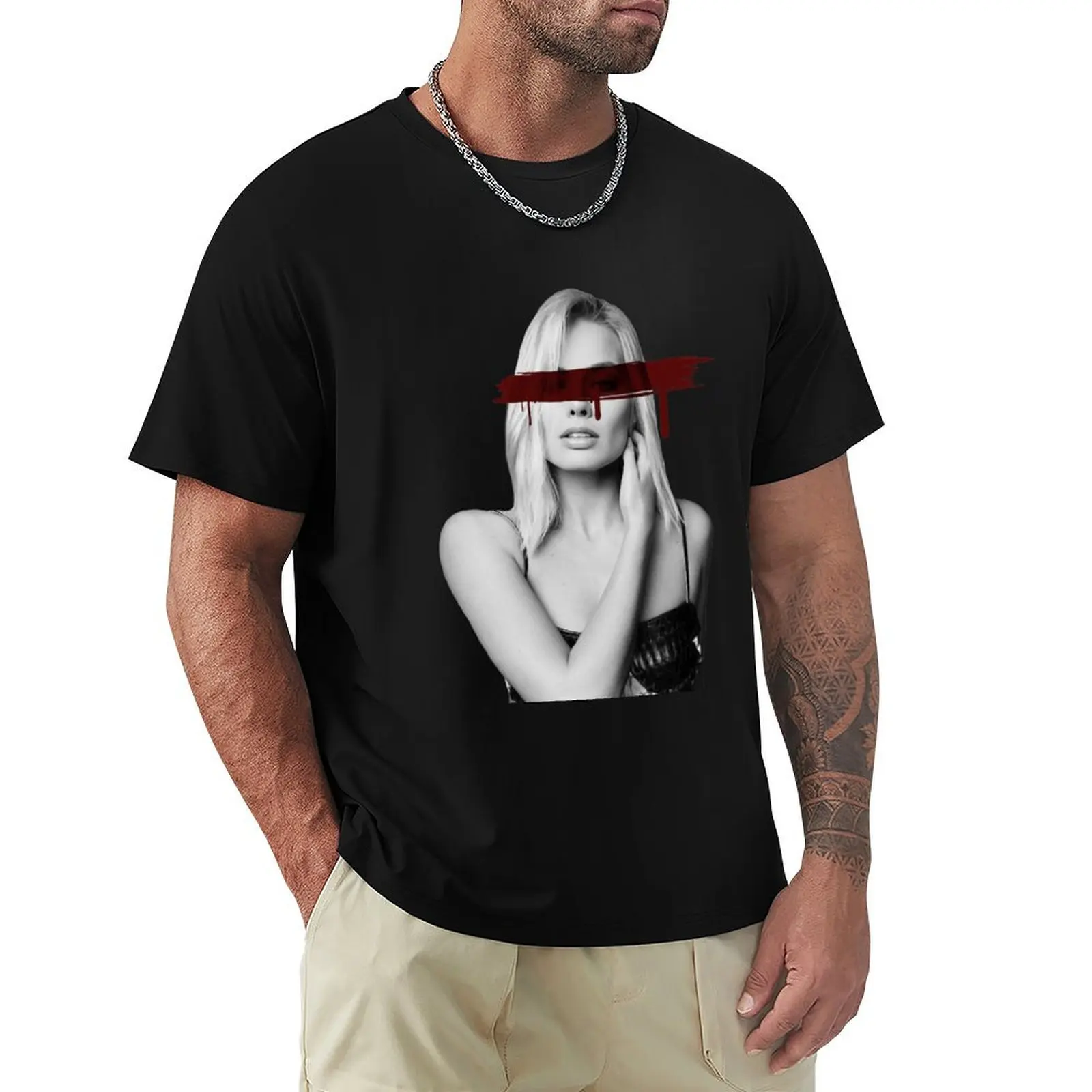 Dead Celebrities Of Our Youth - Margot Robbie T-Shirt Daily Casual Short Sleeve Tee Shirt