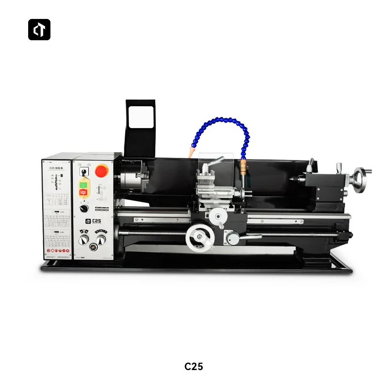 C25 Small Home Bed Miniature Lathe Desktop Instrument Lathe Teaching Lathe Small Machine Tool