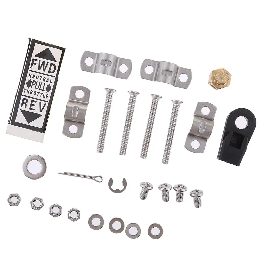 

Блок управления из алюминиевого сплава с одной рукояткой для дроссельной заслонки и коробки передач лодочного двигателя, запчасти для лодок