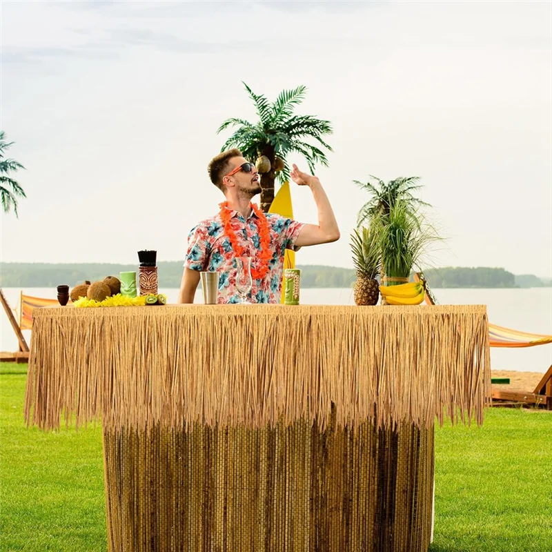 JHD Thatch Roof For Tiki Bar& Mexican For Tiki Hut- Grass Roofing Kit 6.56' X 20