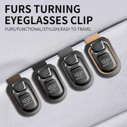 For Geely Coolray Atlas Boyue NL3 Emgrand X7 EX7 SUV Suede Car Sun Visor Eyeglass Holder Glasses Storage Clip Sunglasses Holder