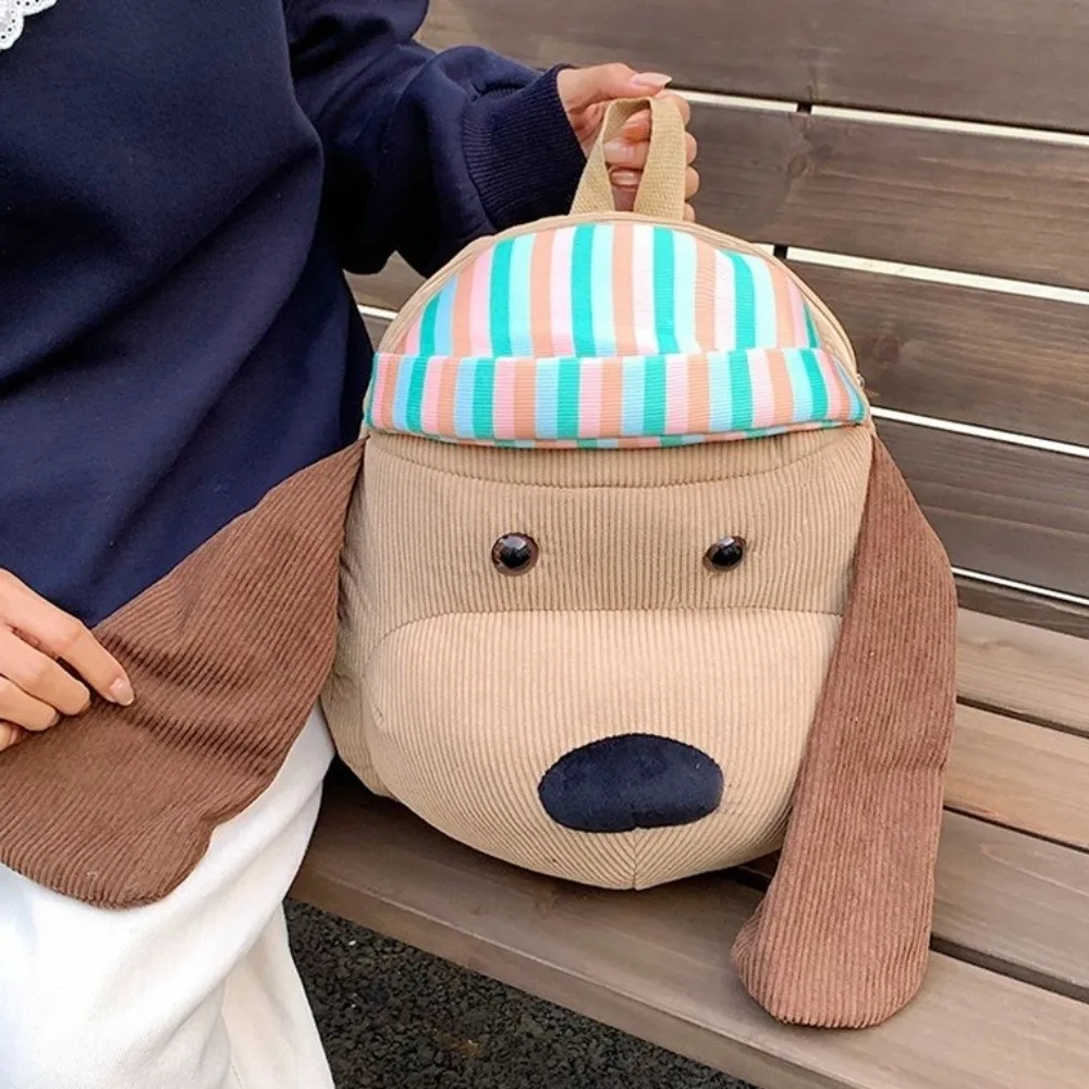 

Милый универсальный рюкзак с героями мультфильмов, пушистый рюкзак с собакой, большая вместительная пушистая школьная сумка для студентов, игровые принадлежности