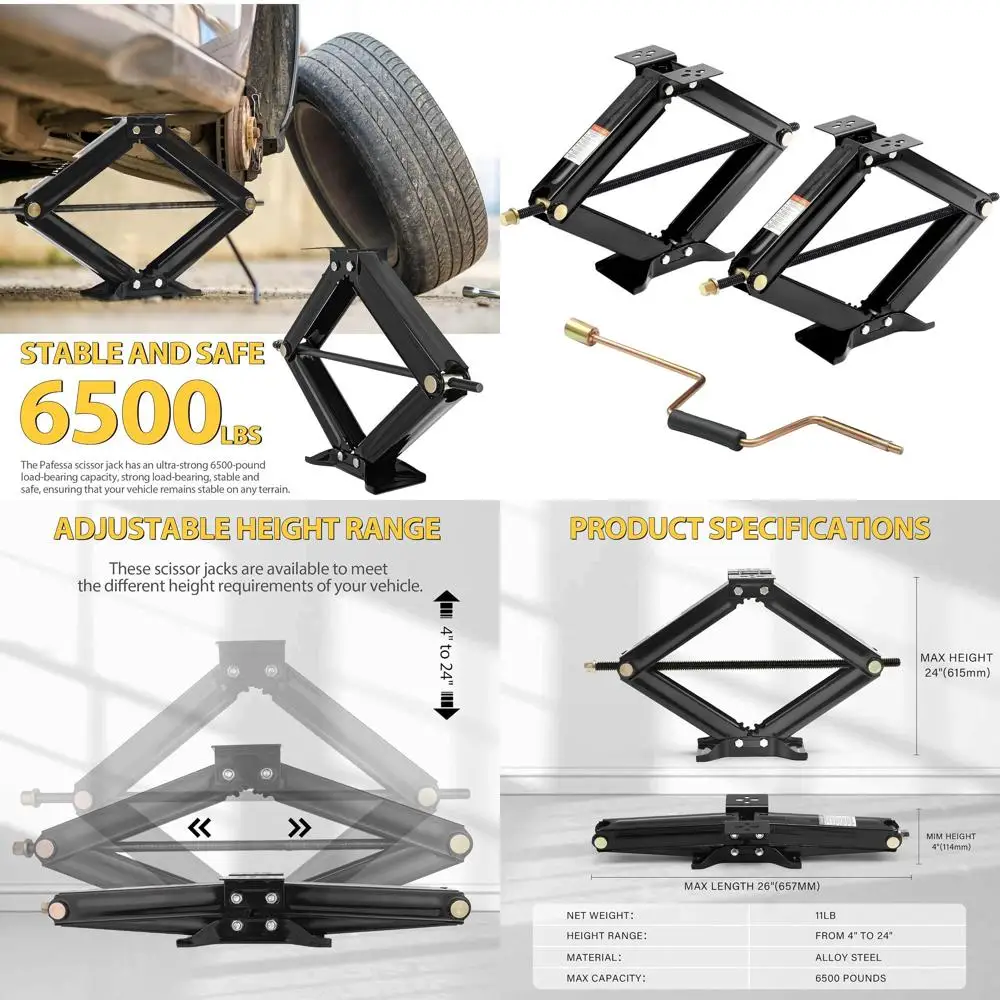 Heavy-Duty 6500Lb 2…