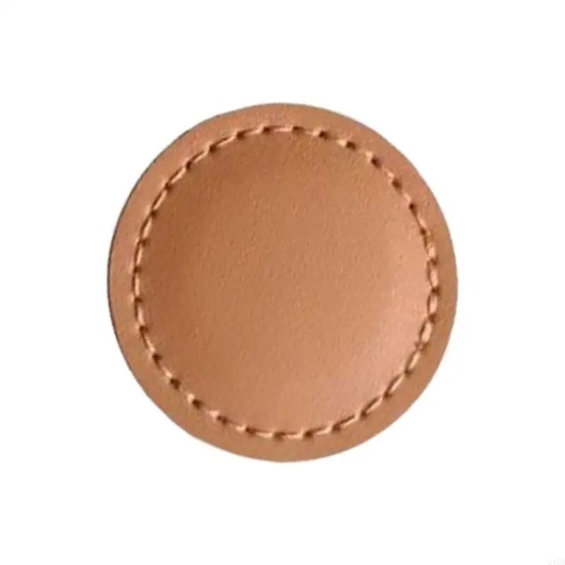 Golf Position Marker Light Weight Leather Round Golf Ball Marker Training Tool for Ball Position Marking