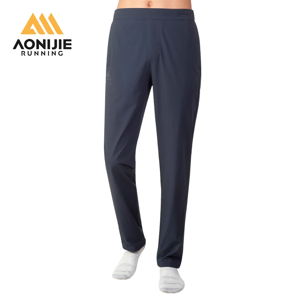 AONIJIE FM5202 Men Sports Quick Drying Pants Summer Thin Running Training Pants Straight For Daily Fitness Gym