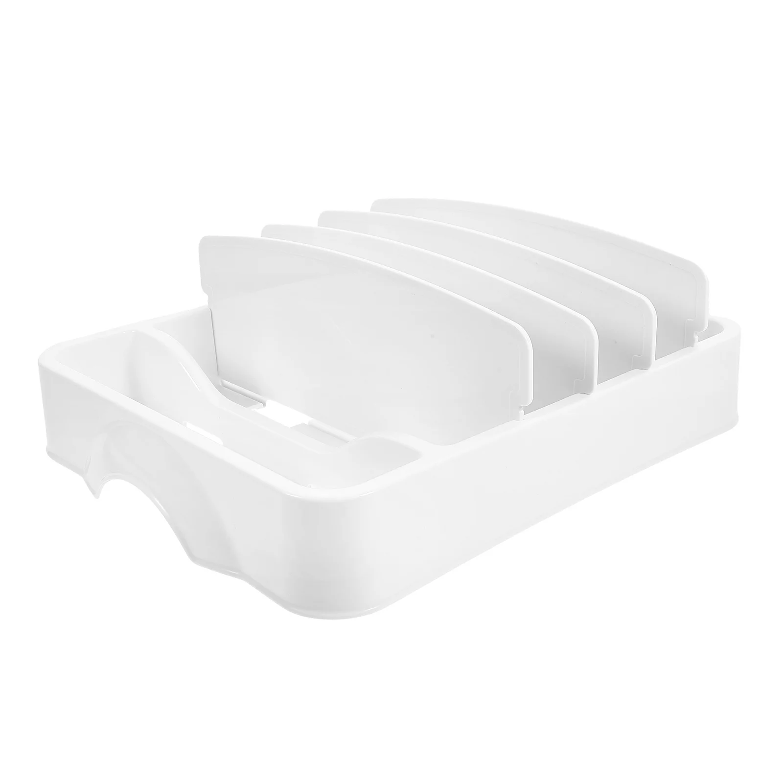 

Multi-Functional Kitchen Organizer Thickened ABS Silverware Holder for Fork Spoon Chopsticks Lid Plate Cutting Board Storage