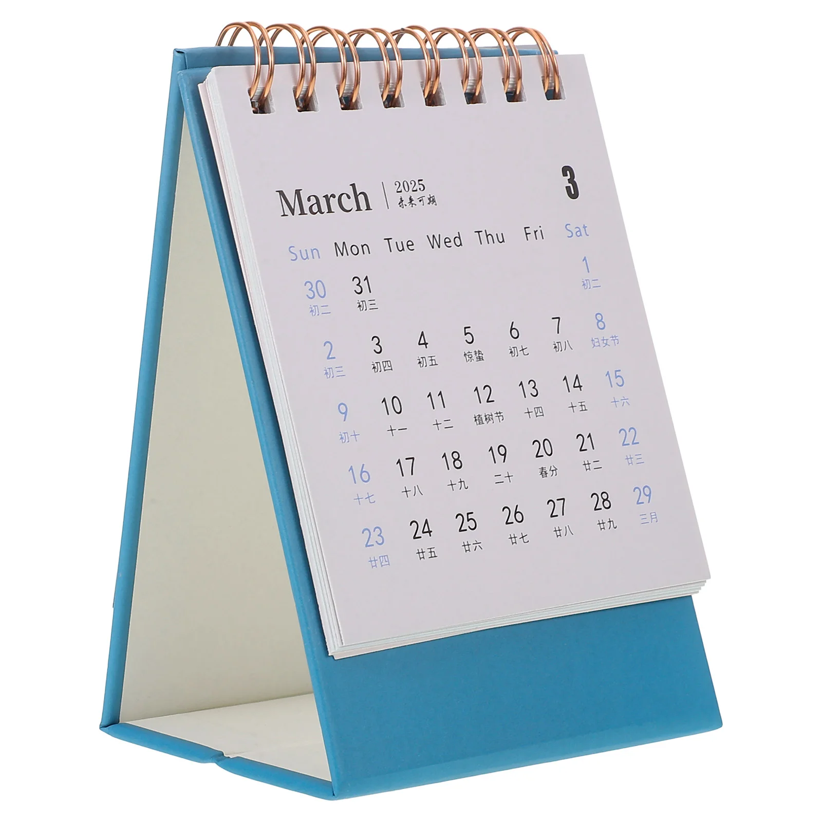 

Mini Desk Calendar 2024-2025 Calendars Small Office Desktop Table Daily for Portable Flowers