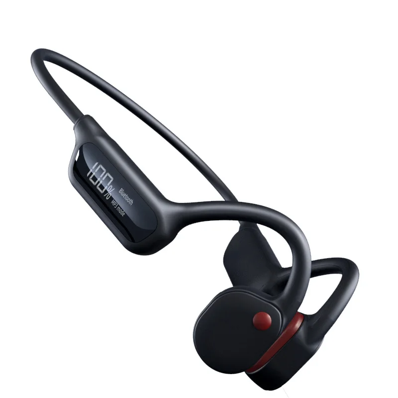 

Digital bone conduction bluetooth headset 5.3 swimming sports belt 32G memory