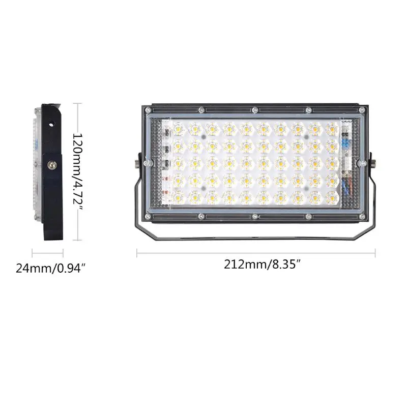 야외 스포트라이트 반사판 벽 램프 가로등 LED 홍수 빛 투광 조명 벽 램프 방수 IP65 플라스틱 Dropship