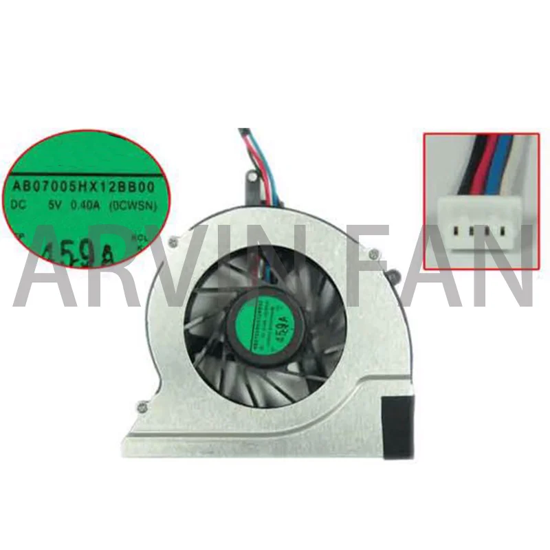 

AB07005HX12BB00 5V 0.40A 4-wire Server Cooling Fan