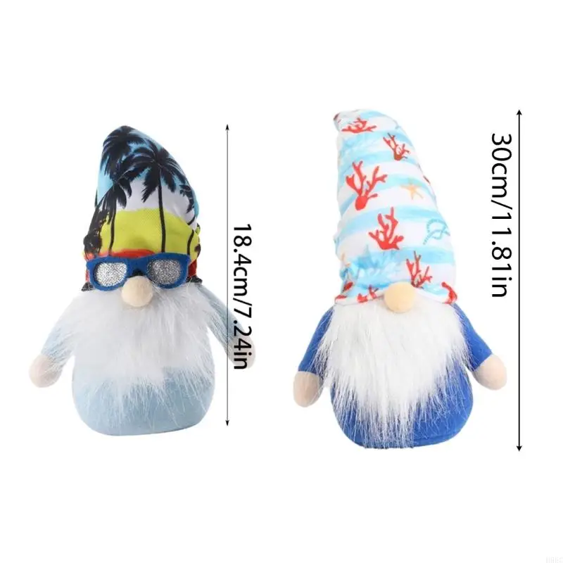 H9EC Summers Ocean Beachs Gnome Kính hô sinh nhật trẻ