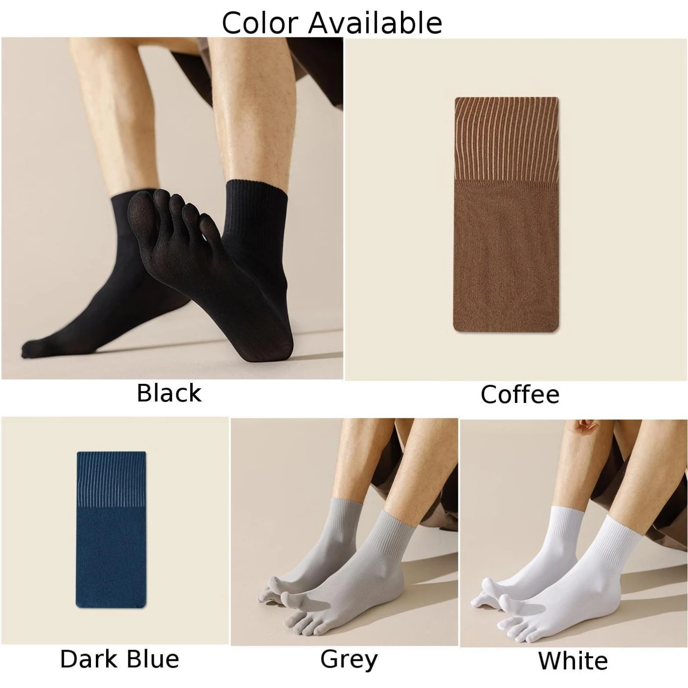 Sox masculino listrado de cinco dedos estilo atlético feito com materiais macios oferecendo conforto em cada passo do seu dia