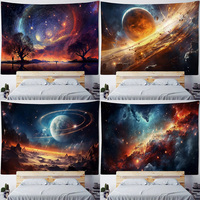 Home Art Decoration Galaxy Universe Tapestry Dream Starry Sky Wall Hanging Abstract Art Mysterious Dormitory Living Room