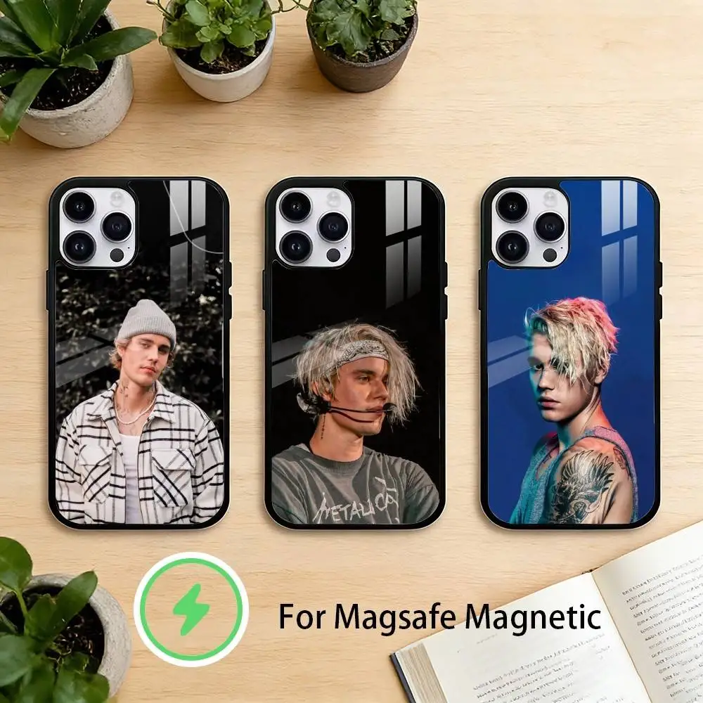 

S-swag justin bieber Phone Case For iPhone 17/16/15/14/13/12/Plus/Pro/Max for Magnetic Wireless Charging
