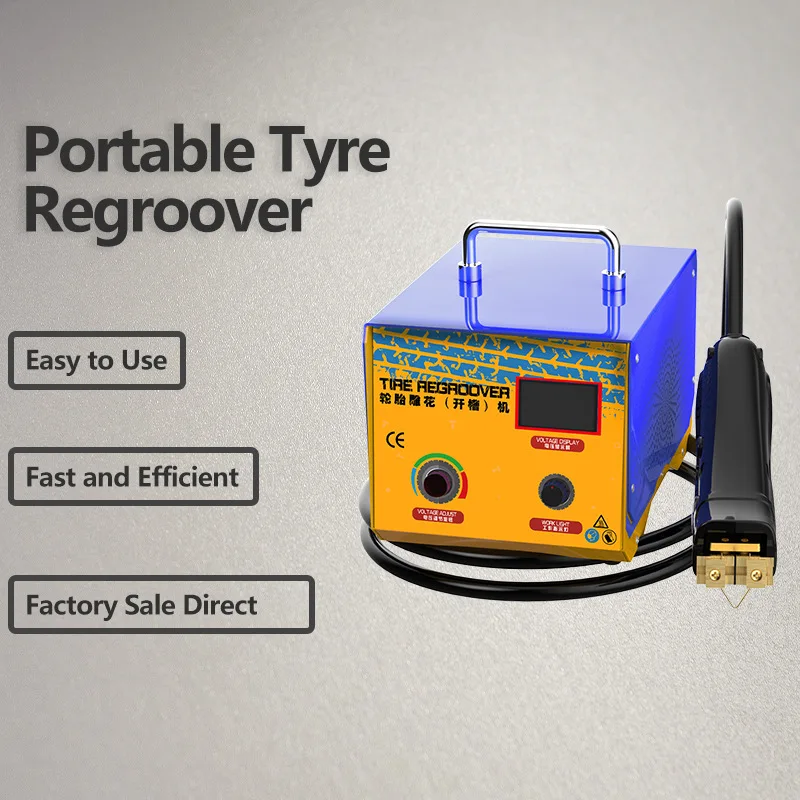 Electric Tire Regroover Adjustable Blade Heavy Duty Tire Grooving Tool For Retreading Tire Regroover