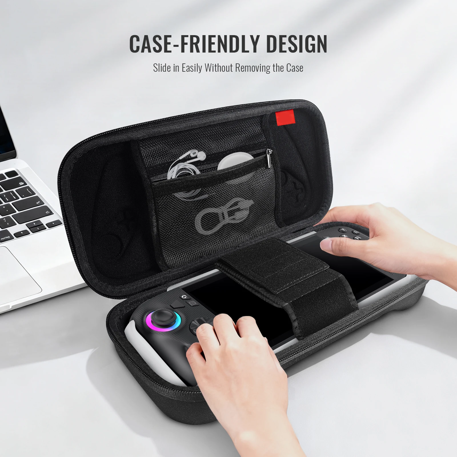 

2 in 1 Carrying Case for ROG Xbox Ally/Ally X Gaming Console, Shockproof Protective Cover Hard Shell Travel Case Storage Bag