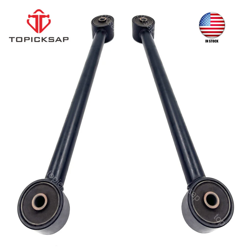 TOPICKSAP Rear Lower Trailing Control Arm Pair Set LH RH for Buick Rainier Chevy Trailblazer GMC Isuzu Saab 2002 - 2009