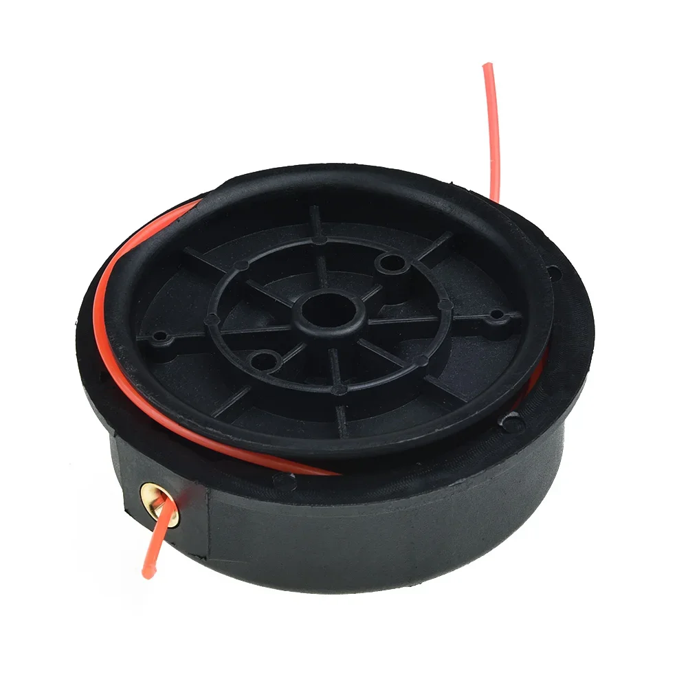 Direkt passender Ersatz-Bump-Head für HYPER TOUGH H2500 Rasentrimmer mit externer Nabe, interner Spule und zwei RH/LH-Knöpfen