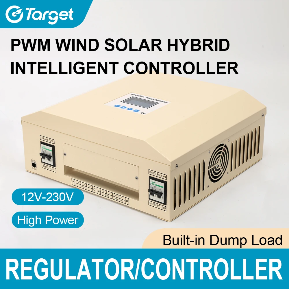 

120V 240V 5000W 20KW Wifi Wind Solar Hybrid Charge Controller MPPT Charge for Lithium Lead Acid Battery Solar Panel Wind Turbine