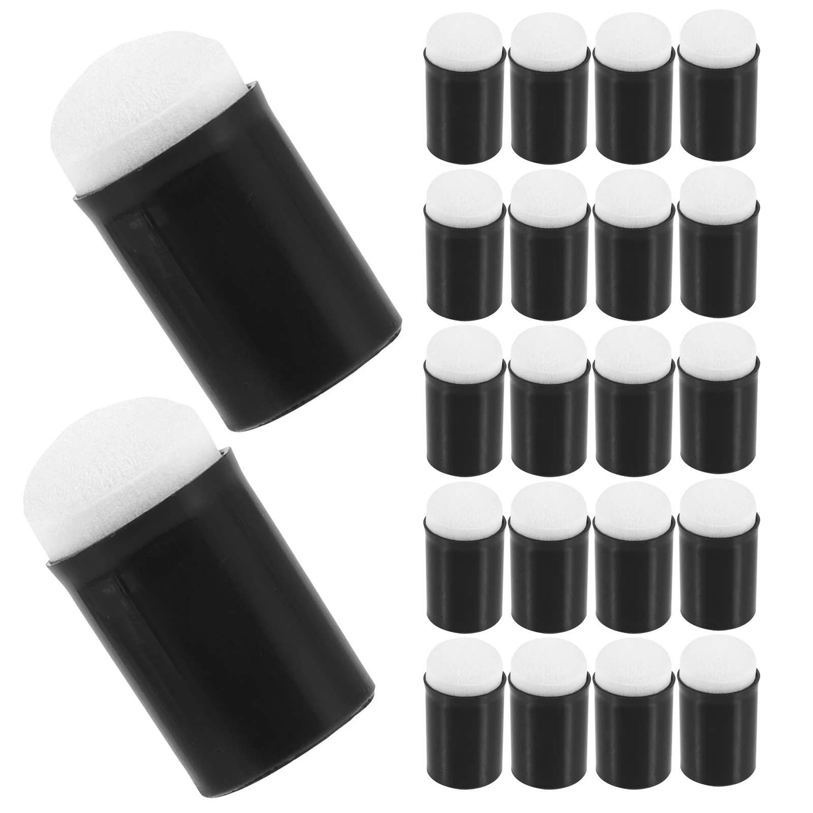 

25Pcs Finger Sponge Daubers Ergonomic Craft Applicators for Toddler Finger Painting Washable Reusable Sponge Daubers Card Making