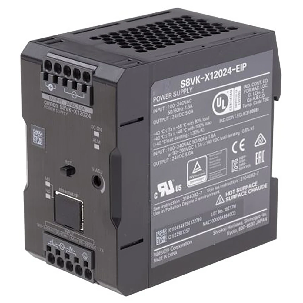 PWR SUP 120W 24DC 5A EIP S8VK-X12024-EIP Switching Power Supply