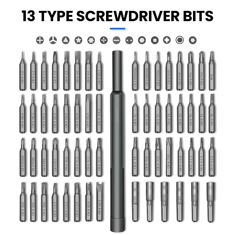 Small Precision Screwdriver Set Wiha Ratchet Torque Setting Mini Tool Kit with Case for Electronics Watch Tablet PC Repair