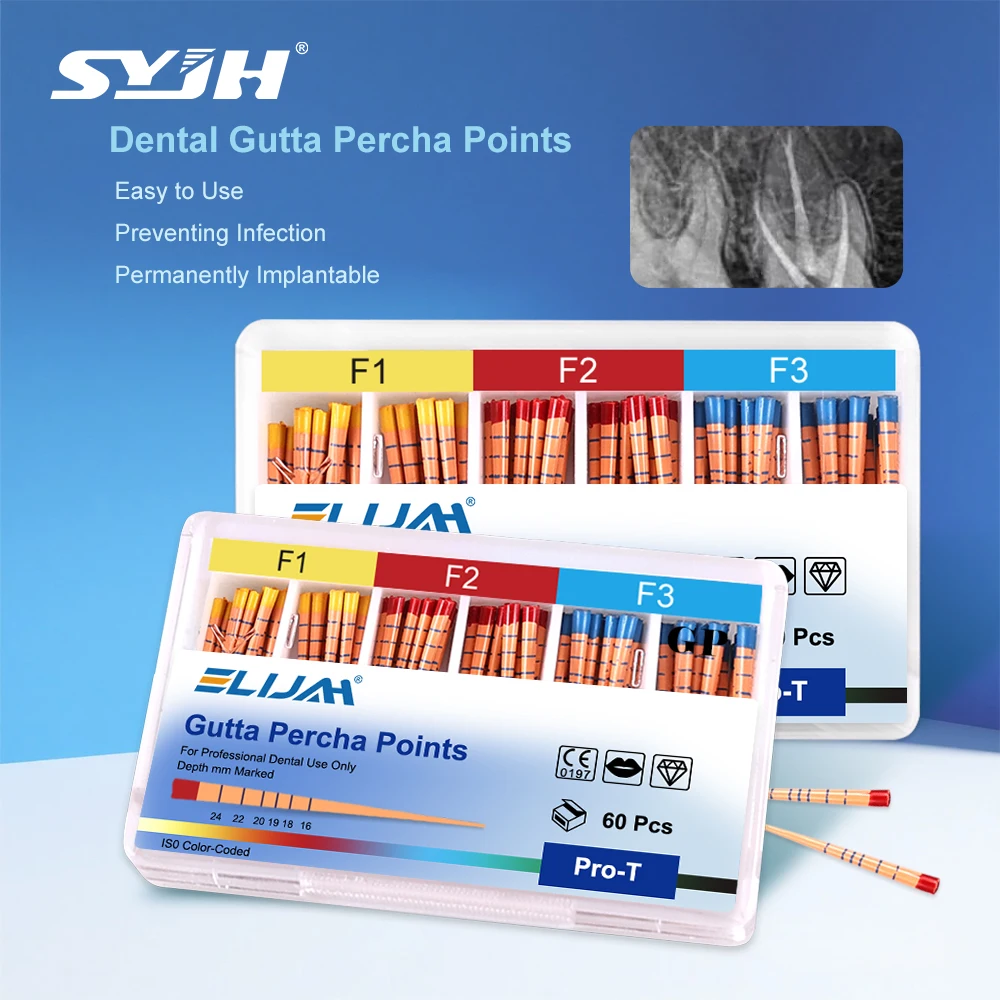 ELIJAH 1/5/10 Box Dental Gutta Percha Points Pro-T со шкалой, большой конус, стерильный корень, эндодонтический наконечник, стоматологический материал ELIJAH 1/5/10 Box Dental Gutta Percha Points Pro-T со шкалой, большой конус, стерильный корень, эндодонтический наконечник, стоматологический материал