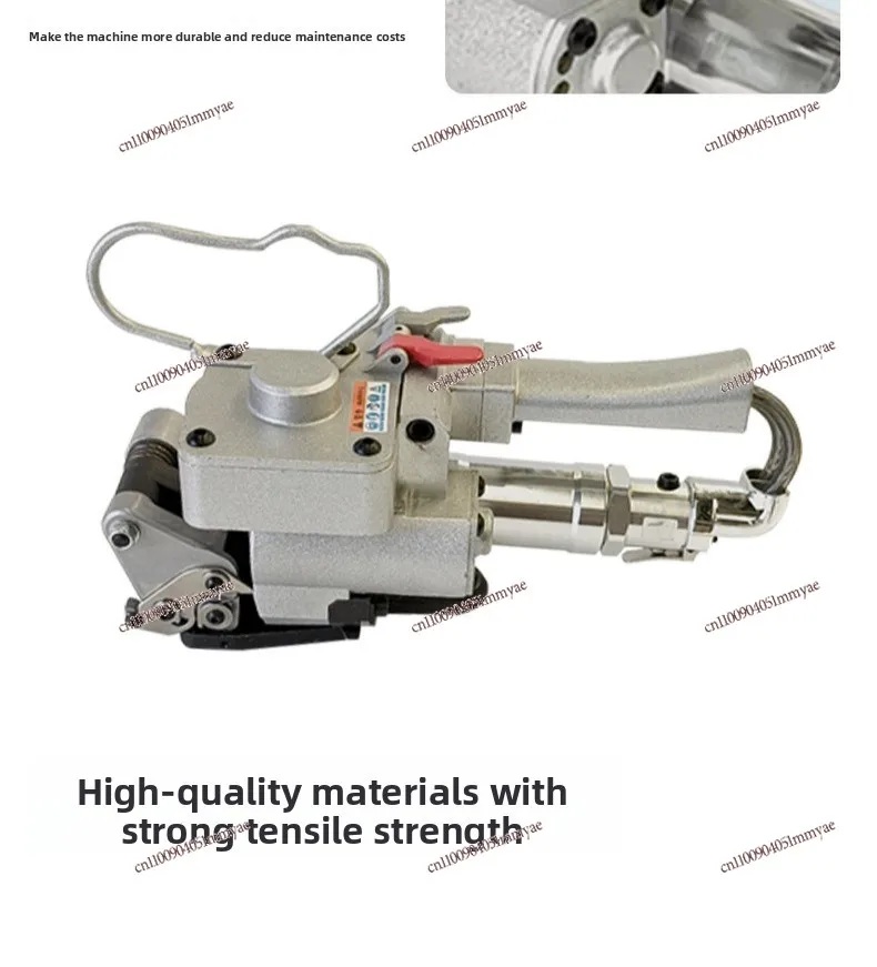 Pneumatic A19 Handheld Pneumatic Baler Pet Plastic Steel Belt Hot Melt Machine Strapping Machine High Horsepower Tensioner