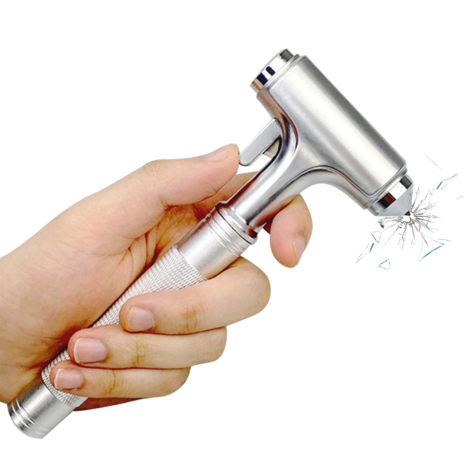 

Car Safety Hammer With Seatbelt Cutter Automotive Aluminum Alloy Window Glass Breaker For Vehicle Car Emergency Escape Tool