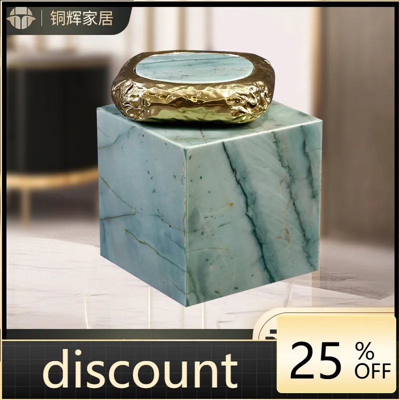 LH marble corner few minimalist sofa side few living room household table
