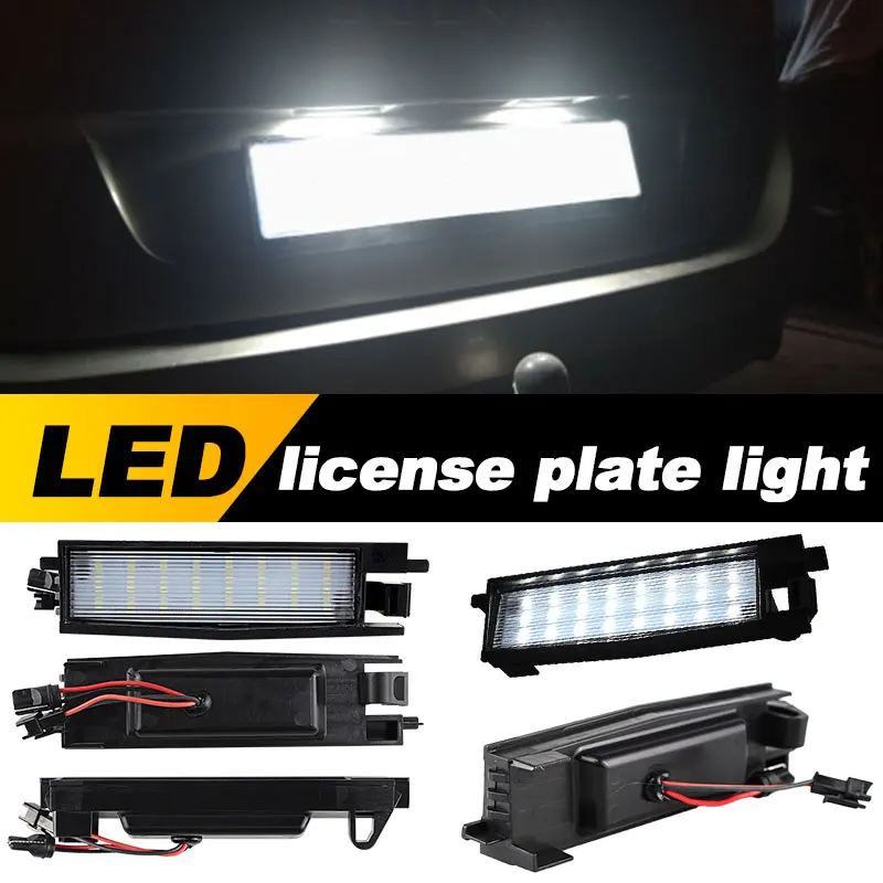 

2 шт. белая светодиодная лампа освещения номерного знака OEM: 81270-02230 для Toyota Auris E180 Aygo RAV4 MK3 XA30