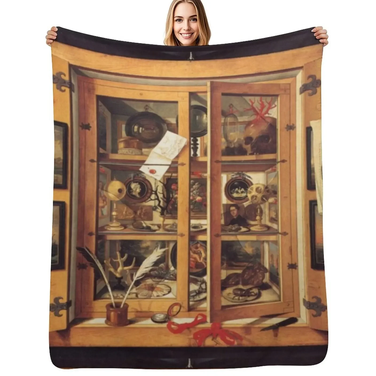 Cabinet Of Curiosities Throw Blanket Heavy Sleeping Bag Large Blanket