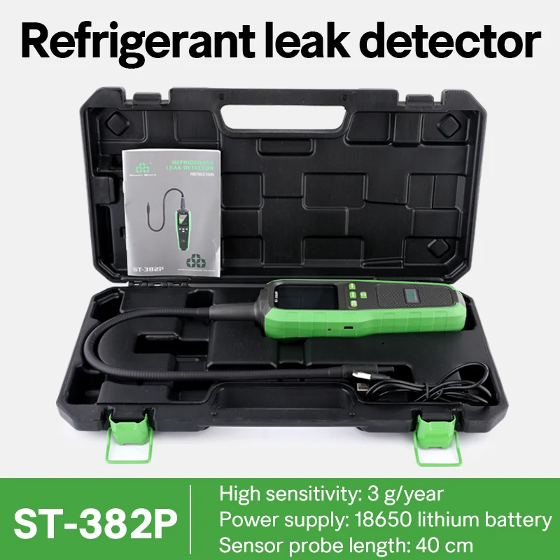 DSZH Super Stars ST-382P Refrigerant Leak Detector Air Conditioner Automotive Refrigerant Freon Leak Detector