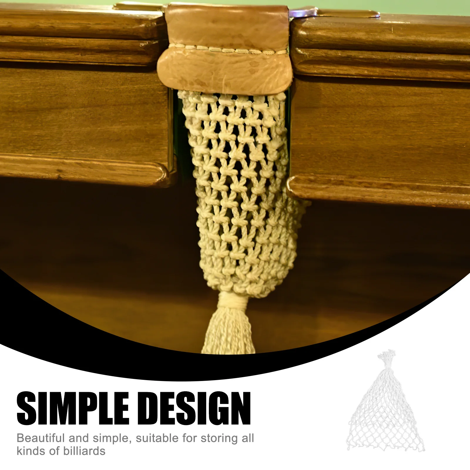 

6Pcs Billiard Pool Table Pockets Cotton Net Pockets Durable Storage Basket Drop Ball Pocket Replacement Accessories