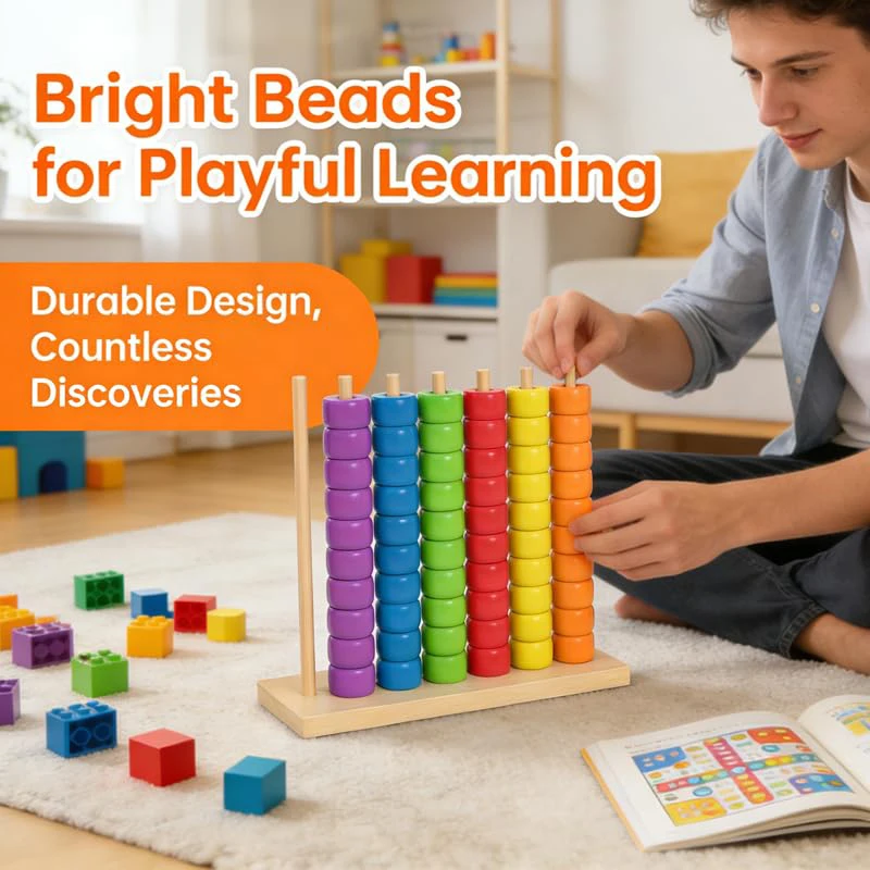 New Wooden Bead String Paired Three-dimensional Quadruple Chess Children's Puzzle Toy Party Two Player Competitive Tabletop Game