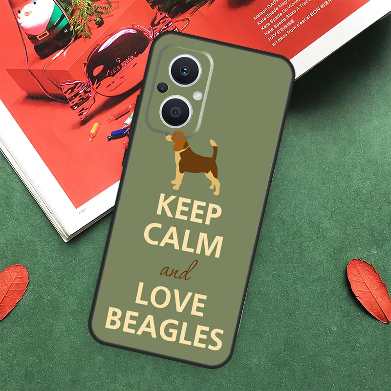 Beagle Dog Puppy Pet Case For OPPO Reno 10 Pro 8T 4Z 5Z 4 5 6 7 8 Lite OPPO Find X5 X6 Pro X3 Neo X2 Lite Cover