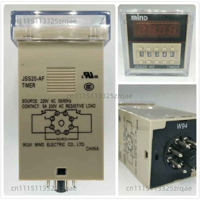 High quality MIND JSS20-AE JSS20-AF JSS20 digital time relay AC220 DC24V digital display time relay