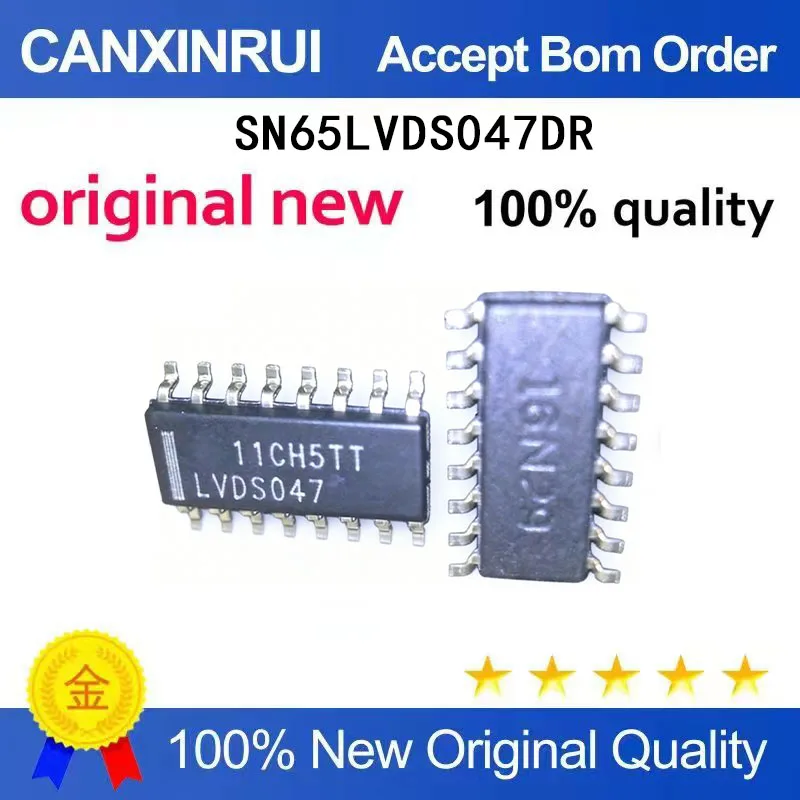 

（5-100 pieces）New stock SN65LVDS047DR LVDS047 SOP16