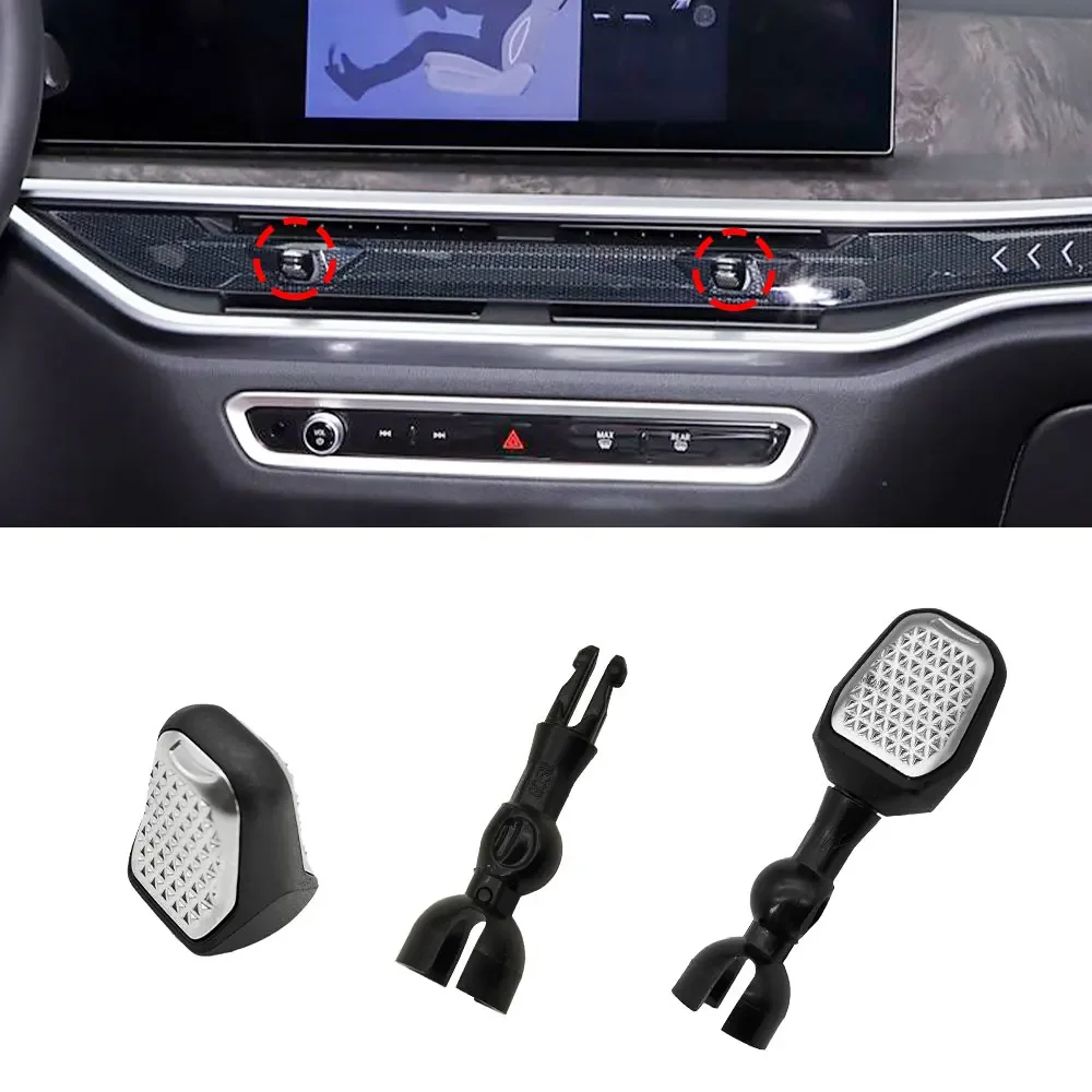 

LHD Car Front Middle Car Air Conditioner AC Vent Grille Outlet Knob Accessory For BMW G05 G06 G07 G09 X5 X6 X7 XM 2023-2025