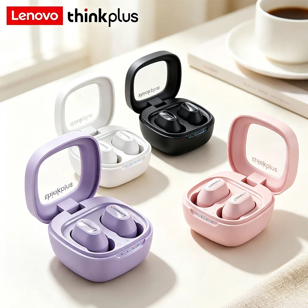Lenovo XT62 True Wireless Earbuds Open‑Lid Instant Pairing  Hands‑free Call  Compact Portable  Bluetooth Headset For IOS Android
