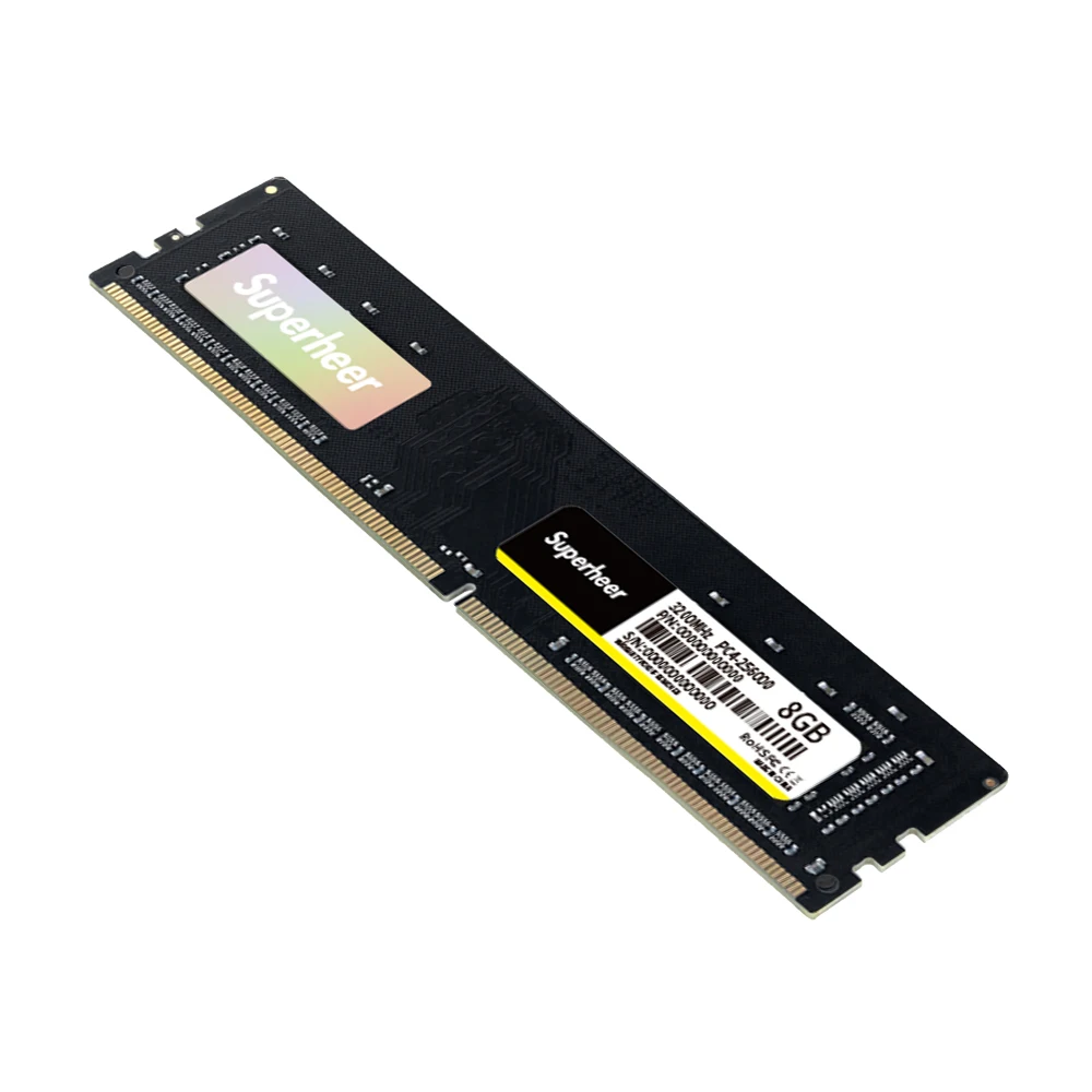 SuperHEER 모든 인텔 및 AMD용 데스크탑 게이밍 메모리, PC 컴퓨터 RAM, 4g 2400 288 핀, ddr4, 8GB, 16GB, 2666MHz, 32G, 3200MHz 