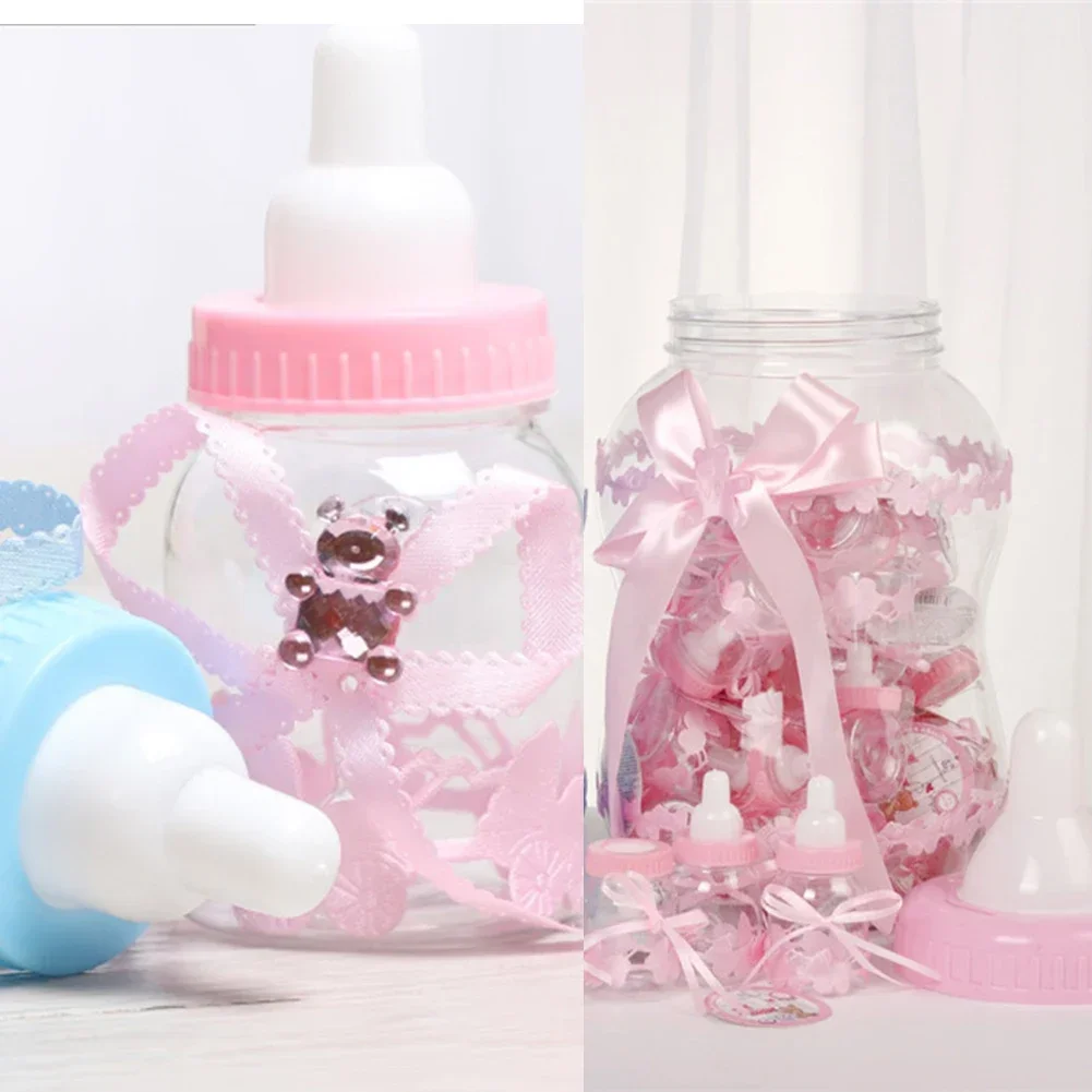 Feeder Style Candy Bottle Gifts Box Birthday Party Decor Kids Baby Shower Favor Boy Girl Newborn Infant Baptism Candy Bag