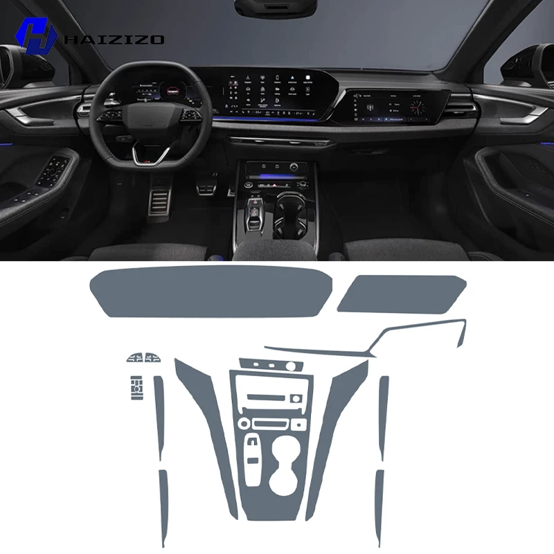 لأودي A5 B10 2025-2026 السيارات الداخلية وحدة التحكم المركزية حماية ملصق شاشة الكريستال السائل ماتي طبقة رقيقة واقية مجددة PPF