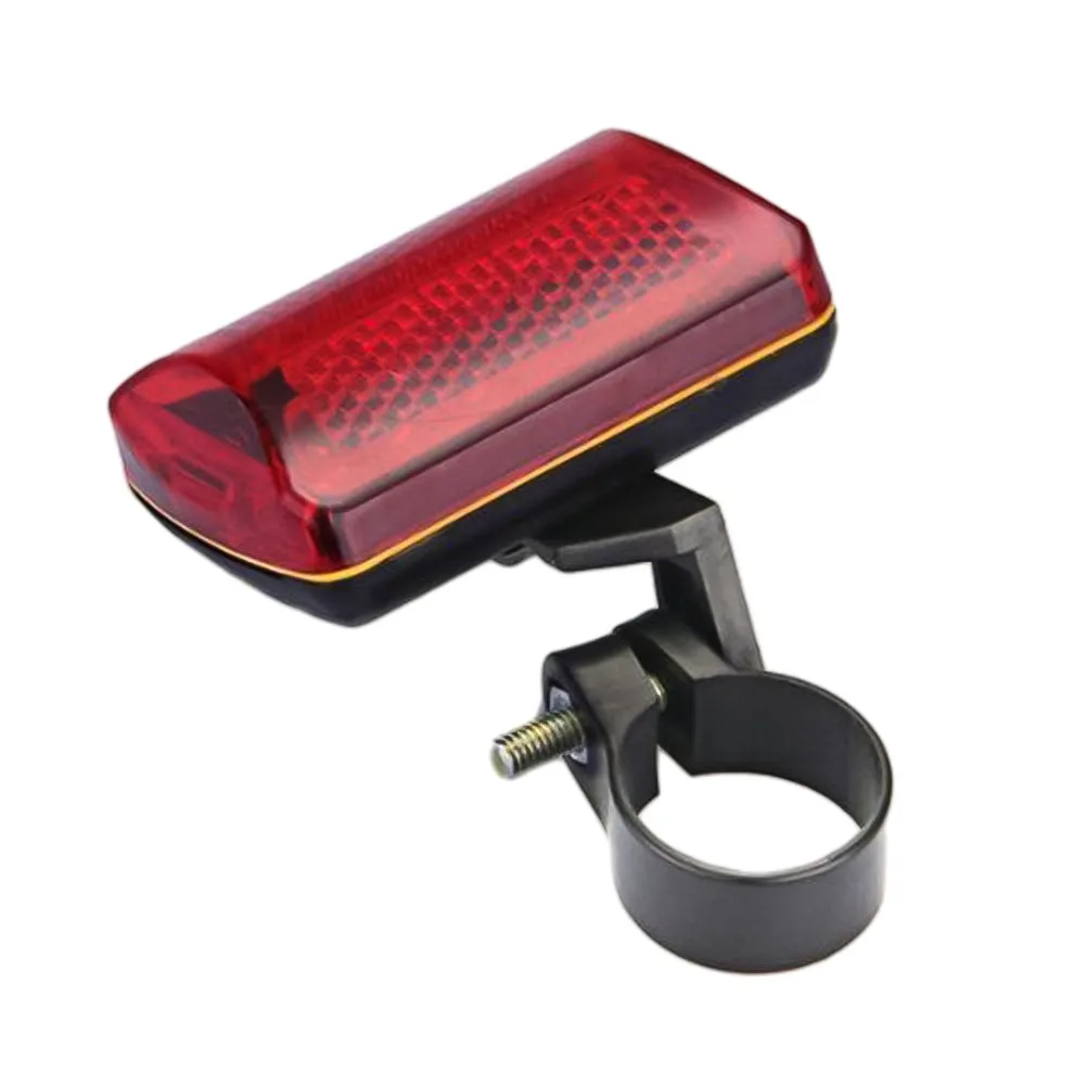 

1pc Bicycle Tail Light Plastic Waterproof Rear Light 5 Red Strong LED Signal Light For MTB Bike Road Bike Bicycle Accessories