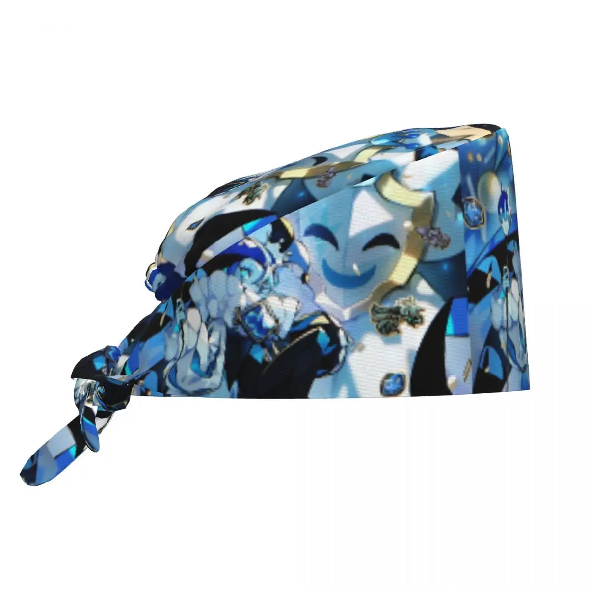 Shadow Milk Cookie Run Kingdom enfermera cuidado gorra quirúrgica dibujos animados Anime Spa tienda de mascotas veterinario enfermera Dental sombreros de trabajo gorra