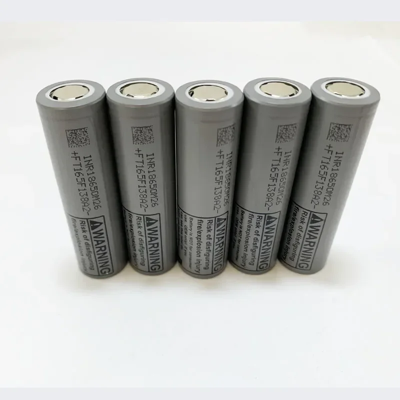 New 3.7V 2600mAh Rechargeable Lithium Battery INR18650-M26 Suitable for Electronic Products Such As Laser Pens and Flashlights