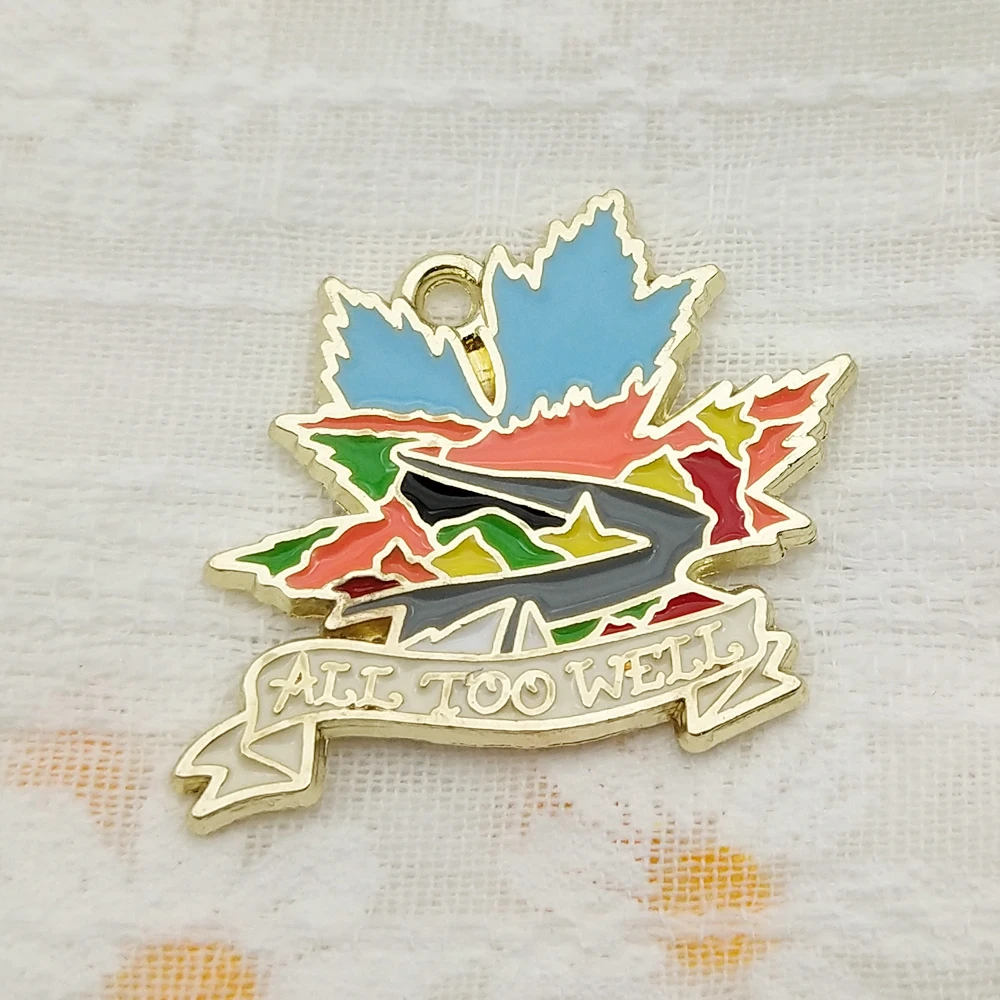 10 قطع الأفعى الكرتون سحر لصنع المجوهرات القرط الهاتف المفاتيح سوار قلادة diy الاكسسوارات سبائك معدنية مطلية بالذهب #6