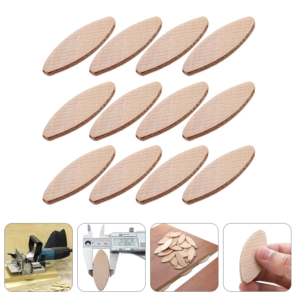 

100pcs Wood Biscuit Joining Biscuit For Tenon Machine Solid Wood Connection Board Maximized Joint Strength Tool