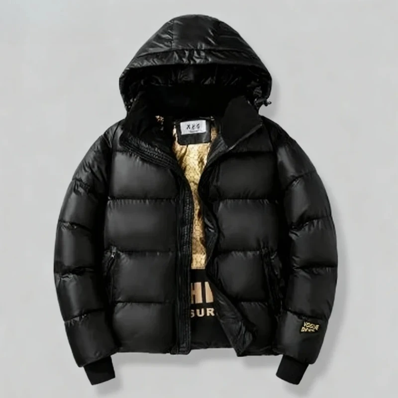

Autumn Winter Outerwear Parkas for Men Loose Casual Hooded Puffer Jacket Thick Warm Versatile High-quality Padded Jacket for Men
